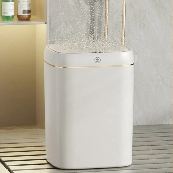 11L 13L Smart Trash Can for bathroom Trash Can Kitchen Garbage Bin For Waterproof Bedroom Living 1