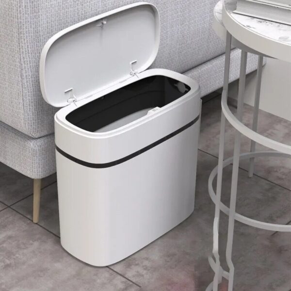 12L Bathroom Waste Bins Press Type Trash Can Household Waterproof Dustbin Storage Box Kitchen Garbage Bins 2