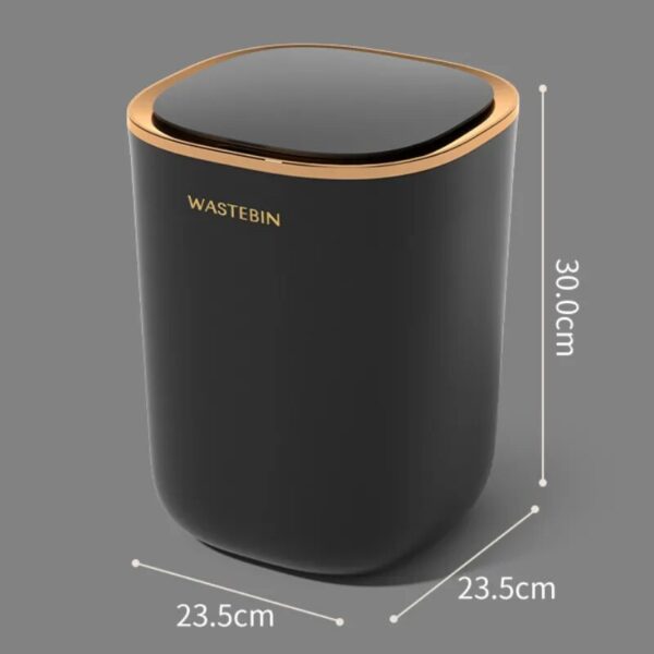 Bathroom Smart Sensor Trash Can 12L Luxury Garbage Bucket automatic Trash Bin For kitchen Toilet Wastebasket 4