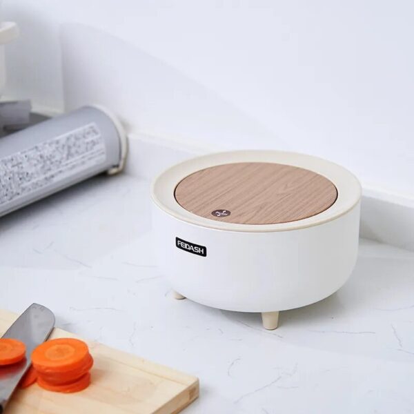 Japanese style Mini Desktop Trash Can Simple Press Trash Storage Bin Student Dormitory Bedside Desk Storage 1