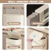 10L Wall Mounted Hanging Trash Bin For Kitchens Cabinet Door With Lid Kitchen Trash Bins Garbage 2