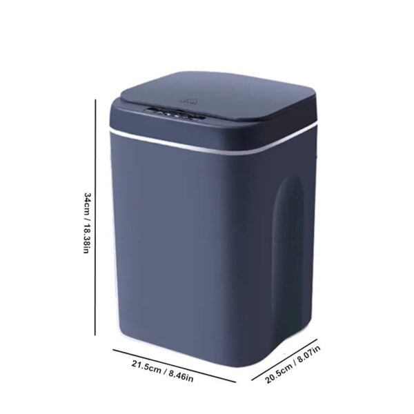 16L Automatic Sensor Trash Can Electric Touchless Smart Bin Kitchen Bathroom Waterproof Bucket Garbage With Lid 4