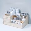 1pcLarge Capacity Cosmetic Storage Box Makeup Drawer Organizer Jewelry Nail Polish Makeup Container Desktop Sundries Storage 3