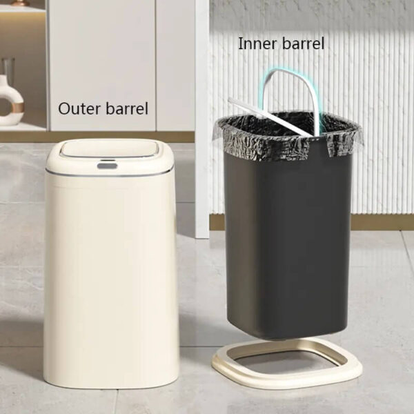 30 40L Garbage Bin Household Living Room Smart Induction Trash Can Kitchen Bedroom Contact Free Large