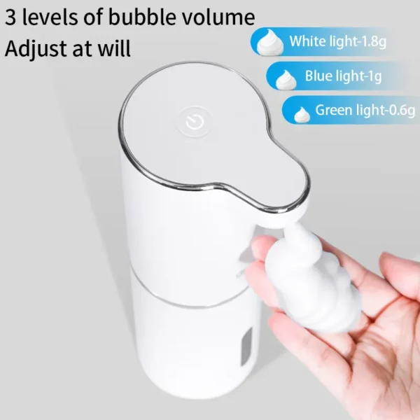 Automatic Foam Soap Dispensers Bathroom Smart Washing Hand Machine With USB Charging White High Quality ABS 2