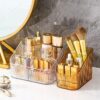 Desktop Cosmetics Storage Box Brushes Makeup Organizer Case Lipsticks Box Pencil Pens Jewelry Container Bathroom Accessories