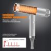 Electric Infrared Hair Dryer Strong Wind Blow Dryer Hot Cold Wind Salon Hair Styler Tool Negative 2
