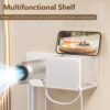 Hair Dryer Holder Wall Dryer Cradle Straightener Stand Hairdryer Organizer Box Toilet Blower Holder Shelf Bathroom 1