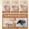 Hair Dryer Holder Wall Dryer Cradle Straightener Stand Hairdryer Organizer Box Toilet Blower Holder Shelf Bathroom 3