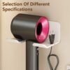 Hair Dryer Holder Wall Dryer Cradle Straightener Stand Hairdryer Organizer Box Toilet Blower Holder Shelf Bathroom 5