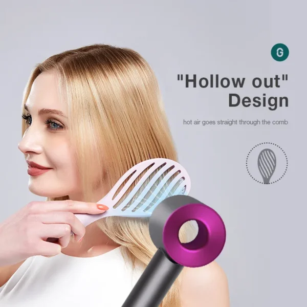 MR GREEN Hollow Out Hair Brush Scalp Massage Combs Hair Styling Detangler Fast Blow Drying Detangling 3