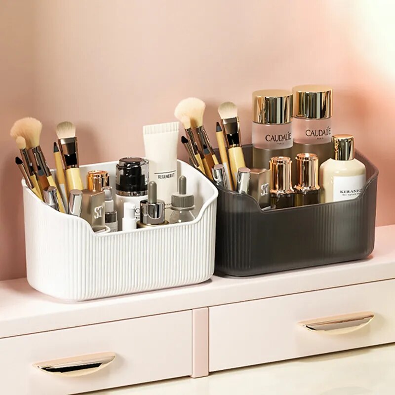 Makeup Organizer Box Make Up Storage Box Lipstick Brush Holder Cosmetic Vanity Organizer Desktop Organizadoe De Maquillaje