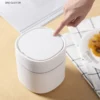 Mini Small Waste Bins Desktop Garbage Basket Home Table Plastic Trash Can Office Supplies Dustbins Sundries 3