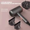 New Salon Hair Dryer Blow Dryer Negative Ionic Professional Dryer Powerful Hairdryer Travel Homeuse Dryer Hot 1