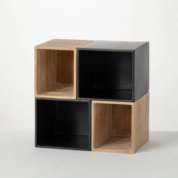 Office Storage and Organizational Cube 11 8 H Brown 1