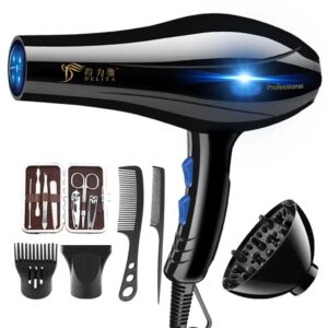 Professional Hair Dryer Strong Wind Salon Dryer Hot Air Brush cold Air Wind Blower Dry Electric