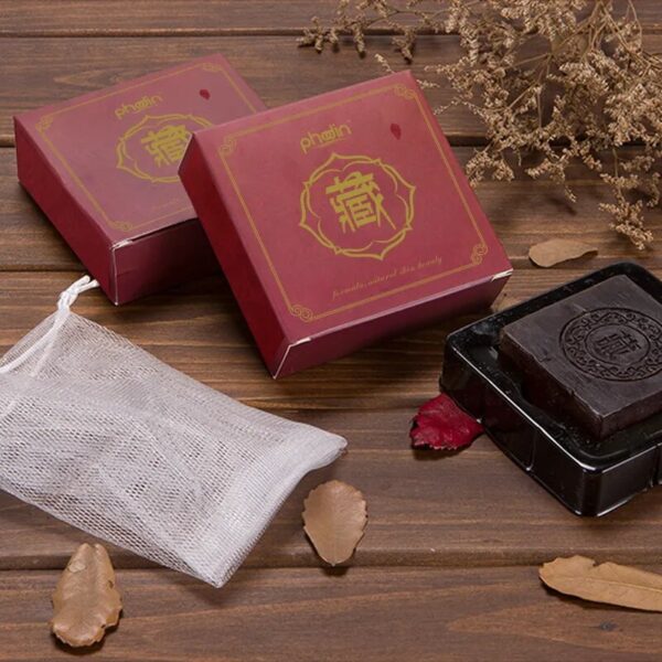 Tibetan Ancient Soap Black Soap Handmade Soap Face Clean Anti Acne Remove Blackheads Chinese Herbal Soap 3