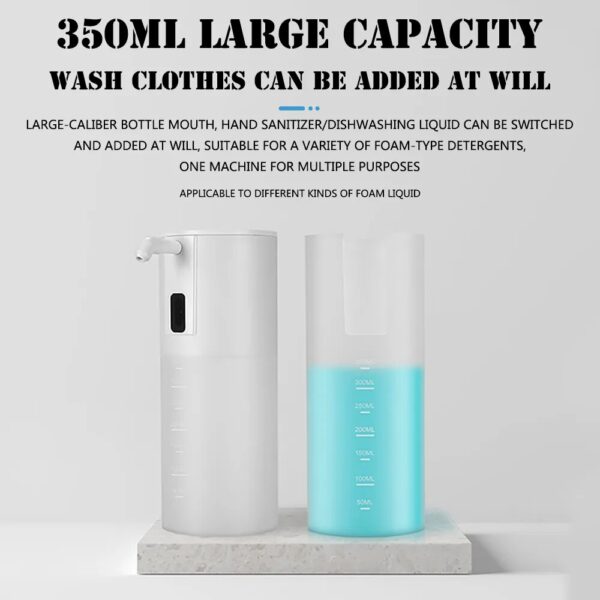 Touchless Automatic Soap Dispenser Smart Foam Machine Infrared Sensor Foam Soap Dispenser Hand Sanitizer 2