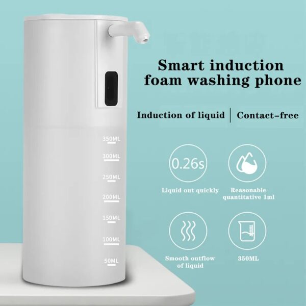 Touchless Automatic Soap Dispenser Smart Foam Machine Infrared Sensor Foam Soap Dispenser Hand Sanitizer 4