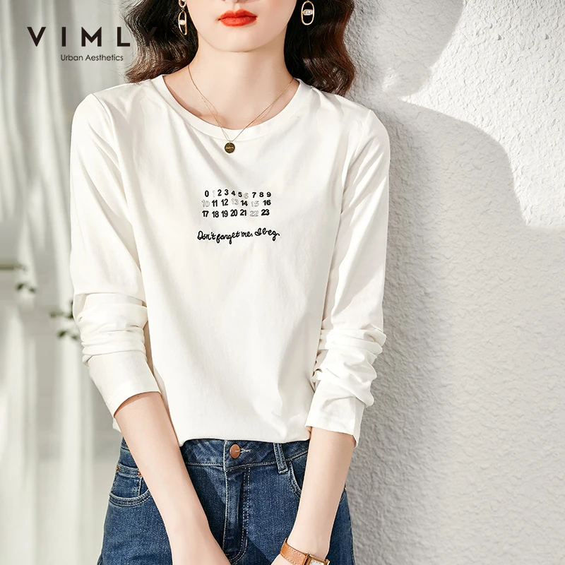 Vimly Basic Prints Casual Tees