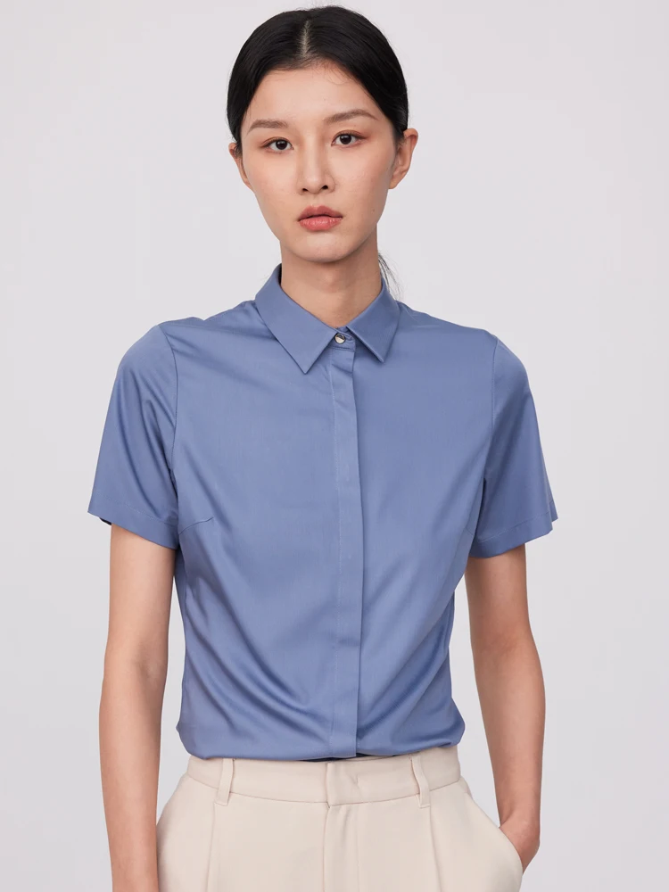 Mild Stretch Short Sleeve Dress Shirt