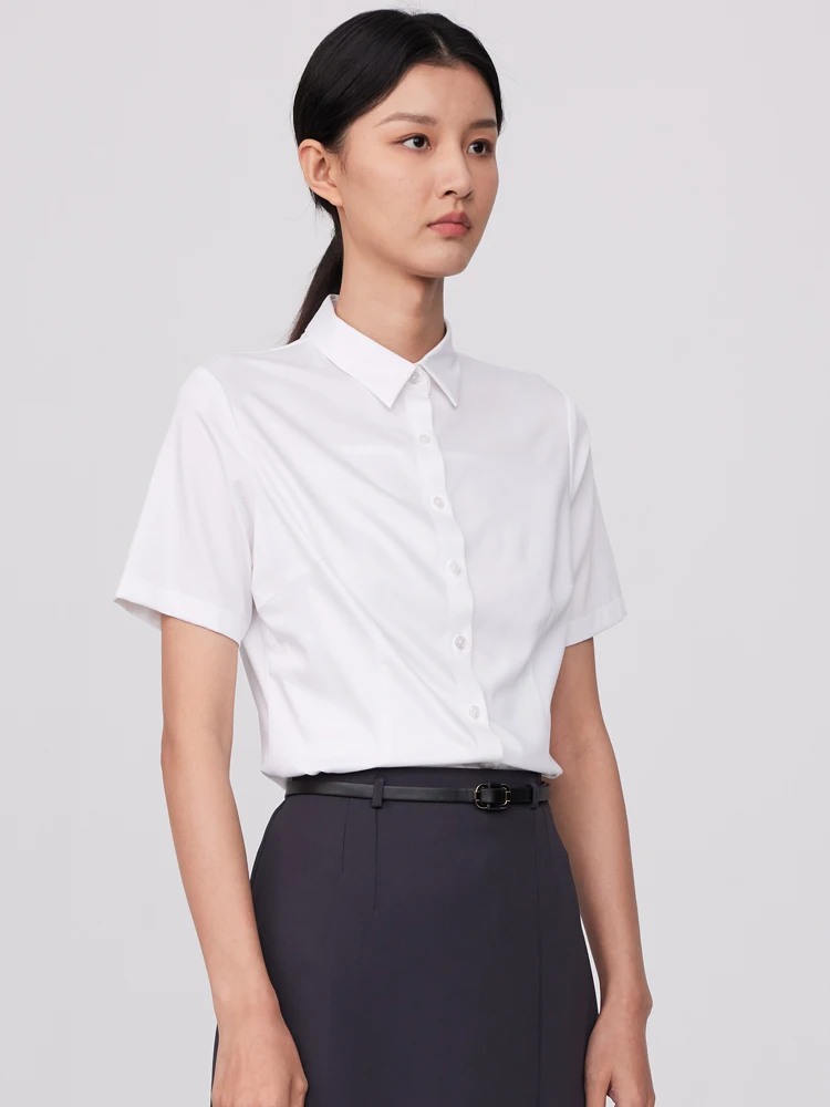 Non-iron Short Sleeve Dress Shirt